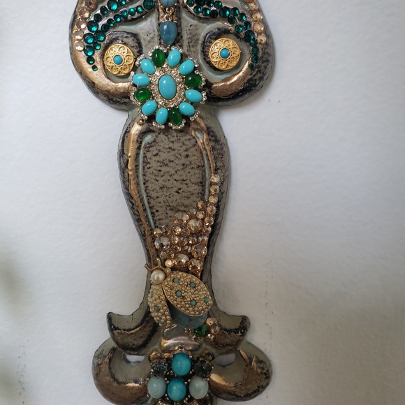Handmade Turquoise one-of-a-kind wall cross - Picture 4 of 12